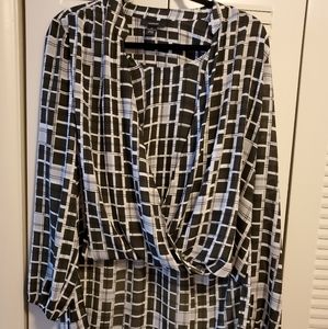 Alfani print blouse